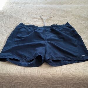 Nike Blue Swim Shorts with Drawstring